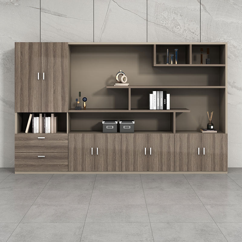 Modern Executive Bookcase – Open Shelf Office Cabinet EB-010