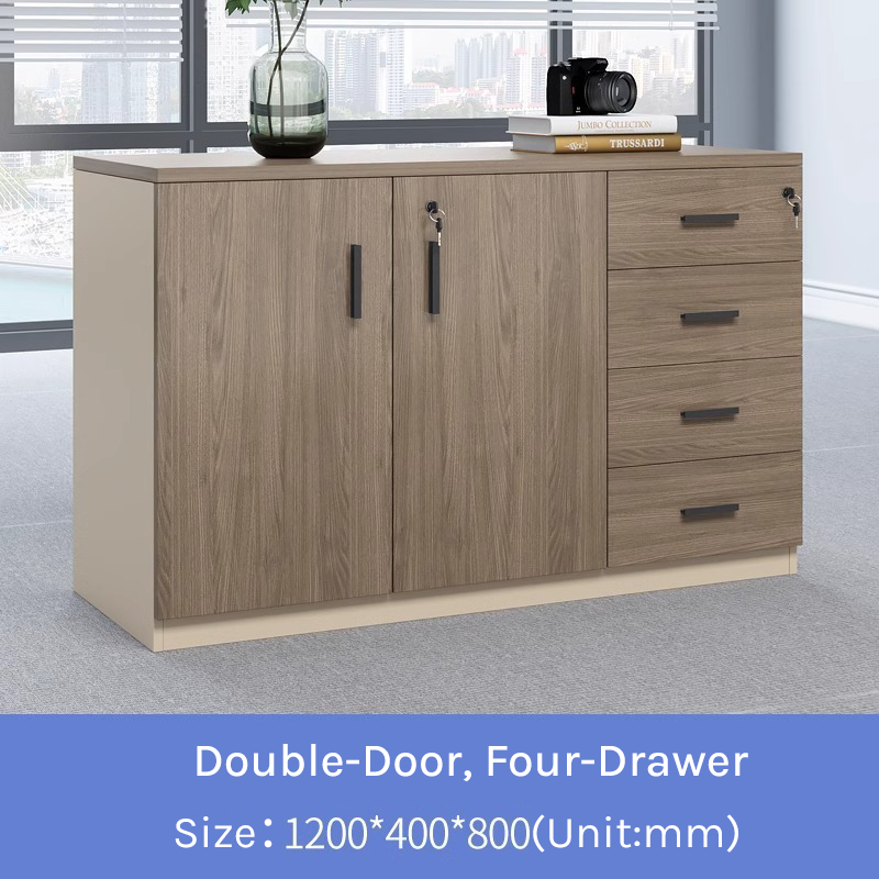 Compact Office Filing Cabinet – Low Drawer Organizer Unit FC-010