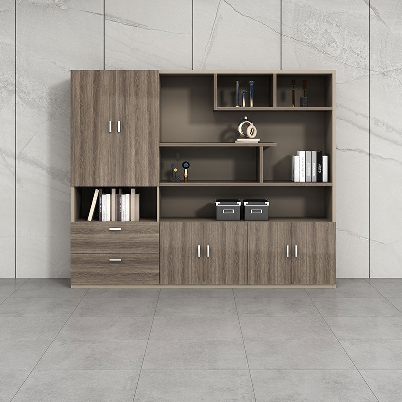 Modern Executive Bookcase – Open Shelf Office Cabinet EB-010