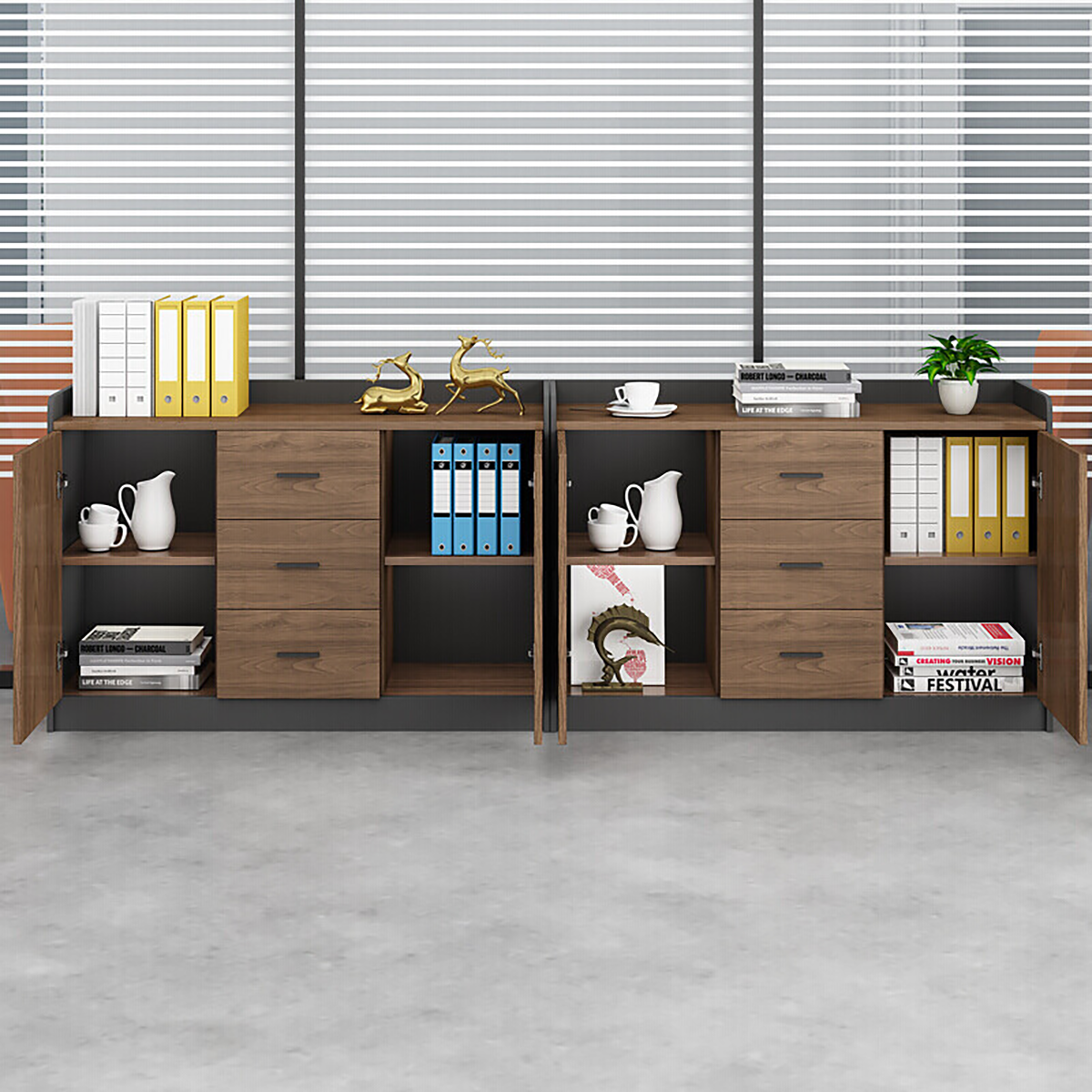 Modern Office Storage Cabinet for Documents & Office Equipment FC-002