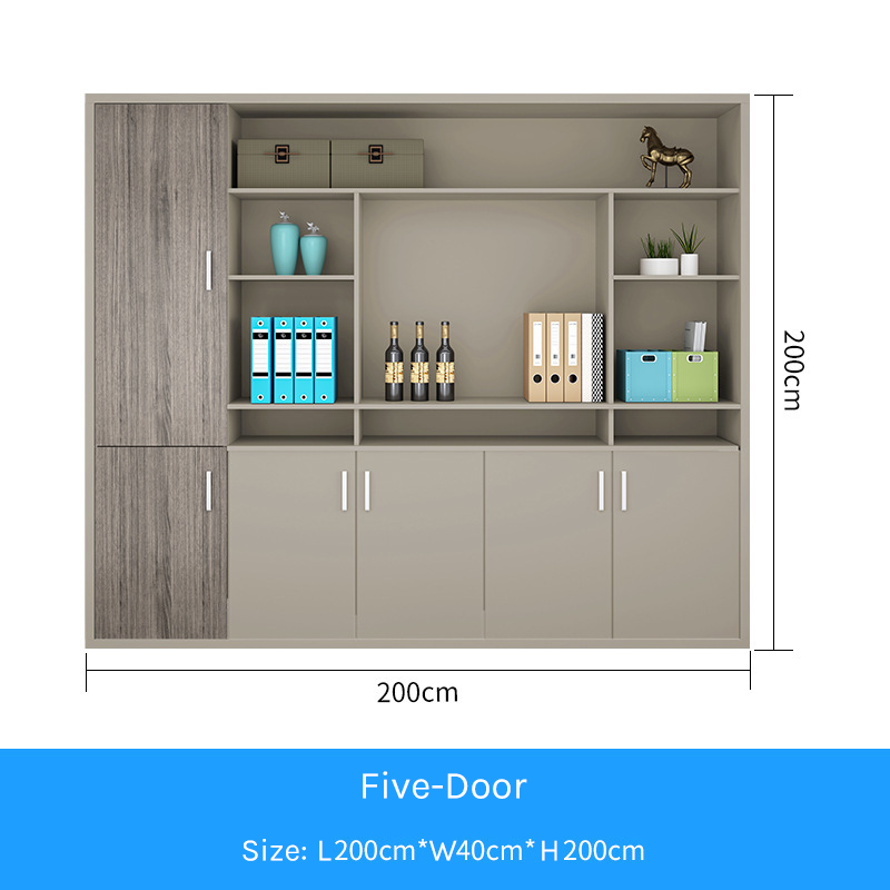 Premium Executive Bookcase – Large Bookshelf & Filing Unit for Professional Workspace EB-008