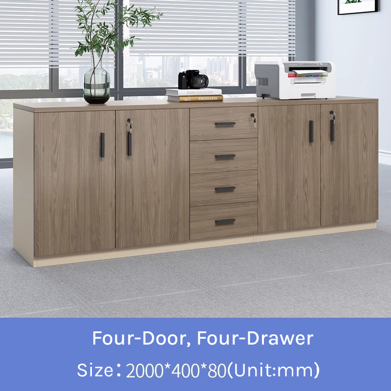 Compact Office Filing Cabinet – Low Drawer Organizer Unit FC-010