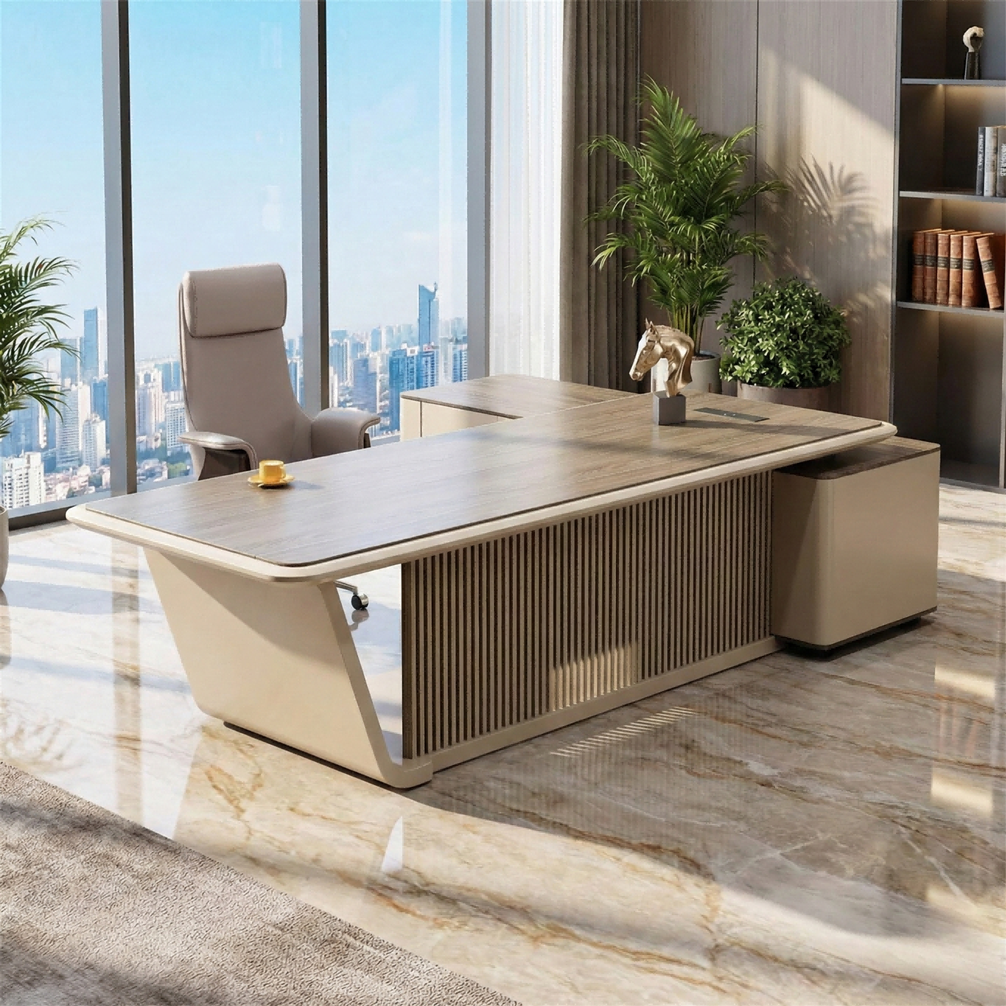 Modern Minimalist Executive Desk ED-015