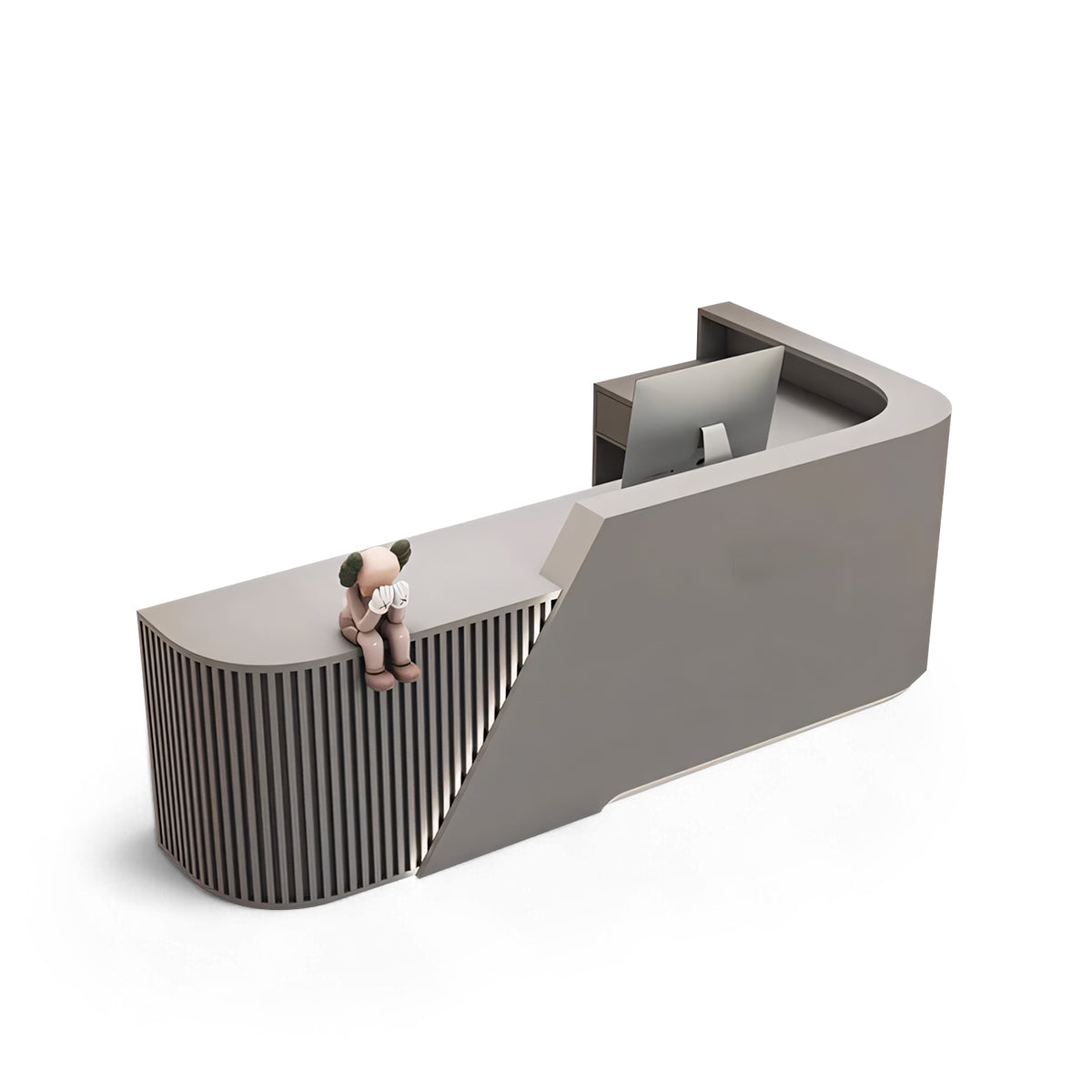 L-Shaped Beauty Salon Cashier Desk RD-114