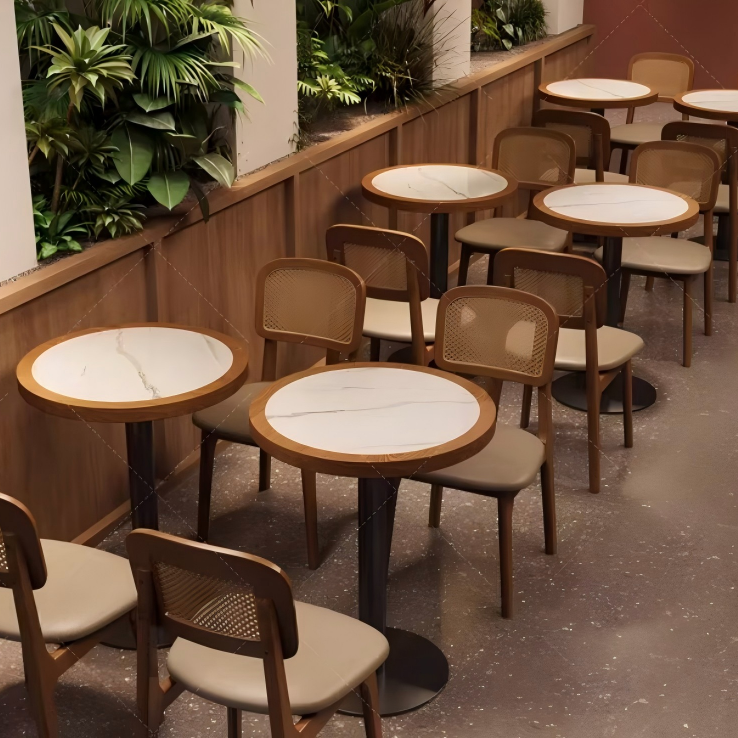 Exotic Southeast Asian Dining Table – Modern Commercial Bistro Furniture RCT-004