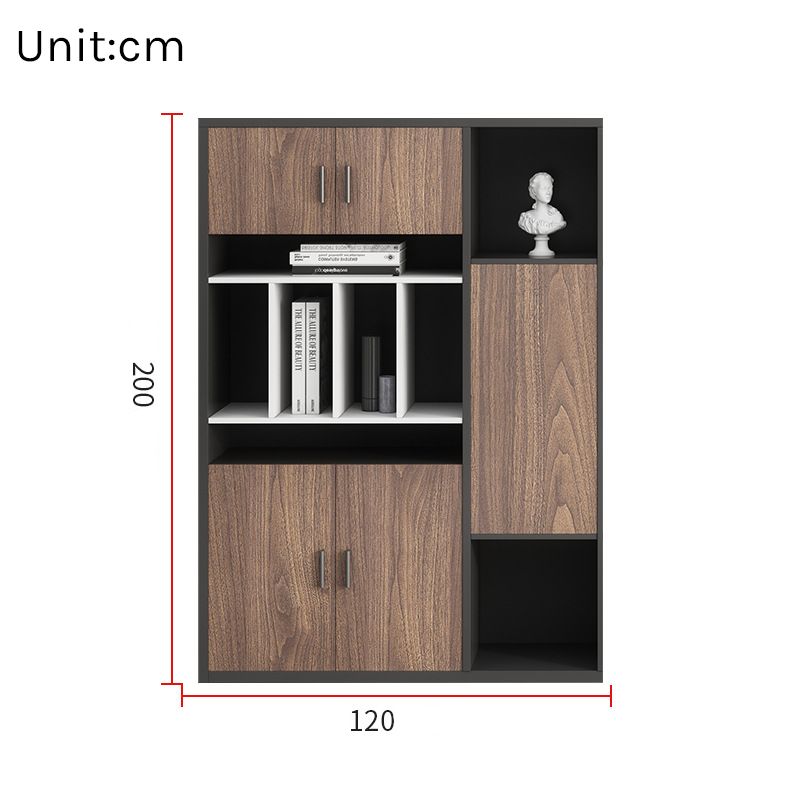 Executive Bookcase – Large Office Archive & Storage Cabinet EB-012
