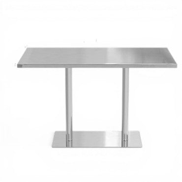 Industrial Stainless Steel Café Table for Commercial Spaces RCT-007