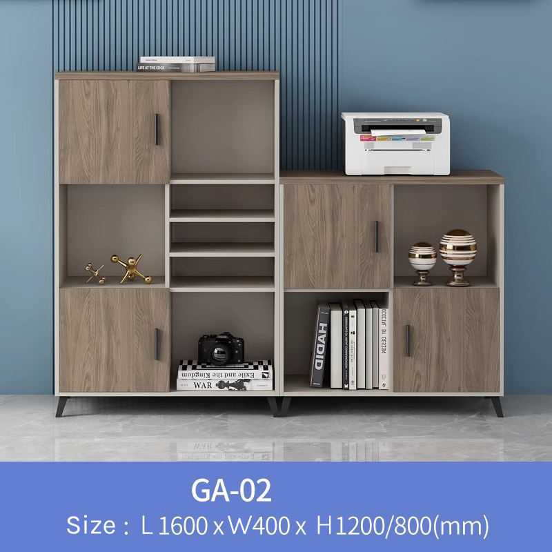 Modern Office Filing Cabinet – Low Storage Unit with Drawers FC-009