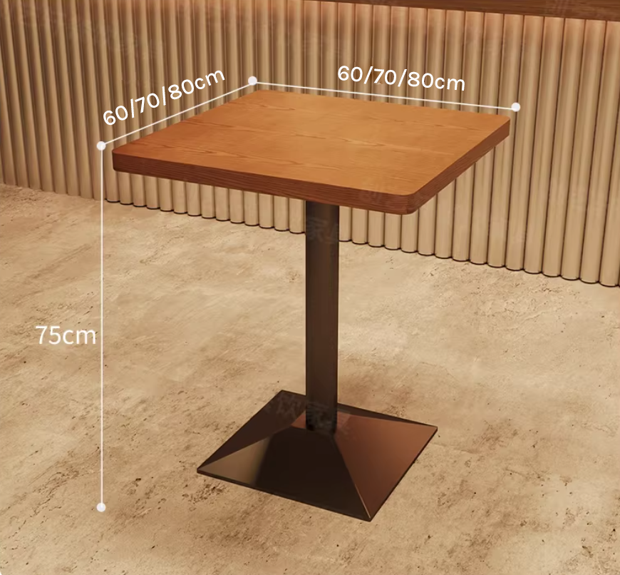 Luxury Retro Pub Dining Set – Commercial Bistro Table & Chairs RCT-003