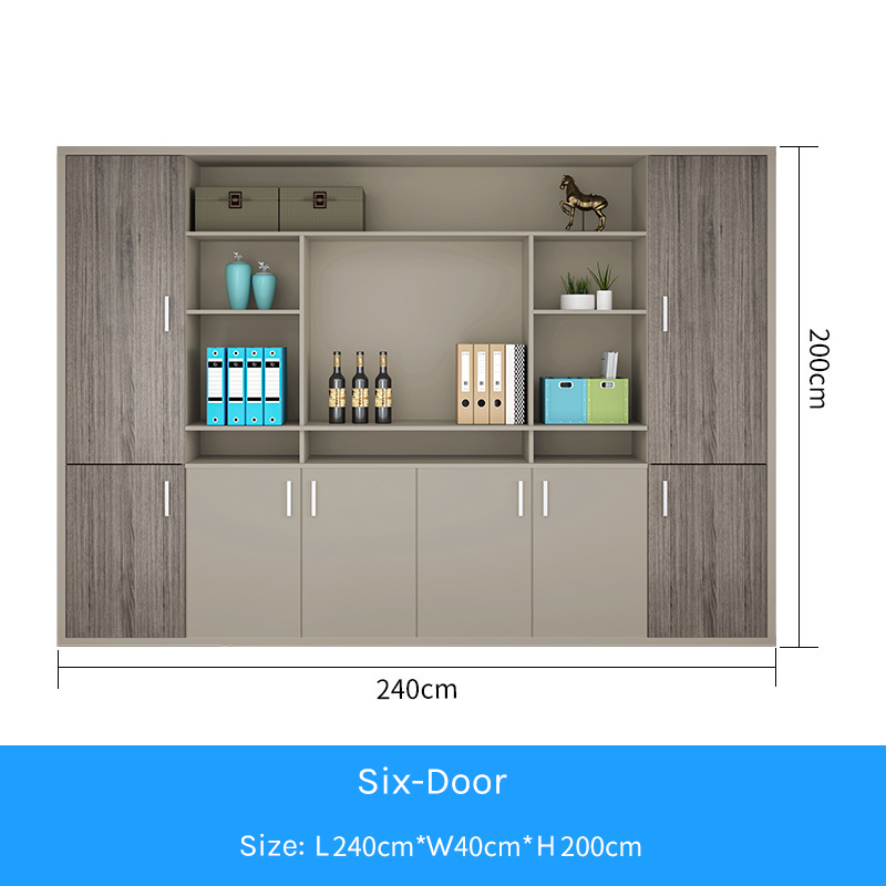 Premium Executive Bookcase – Large Bookshelf & Filing Unit for Professional Workspace EB-008