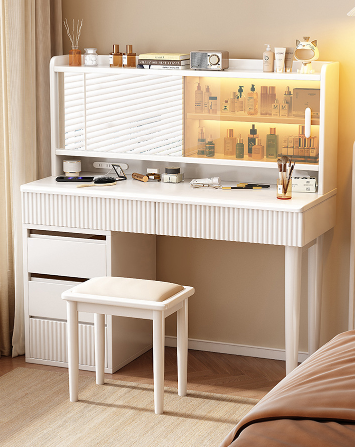 Retro Piano-Style Makeup Vanity Table DRT-009