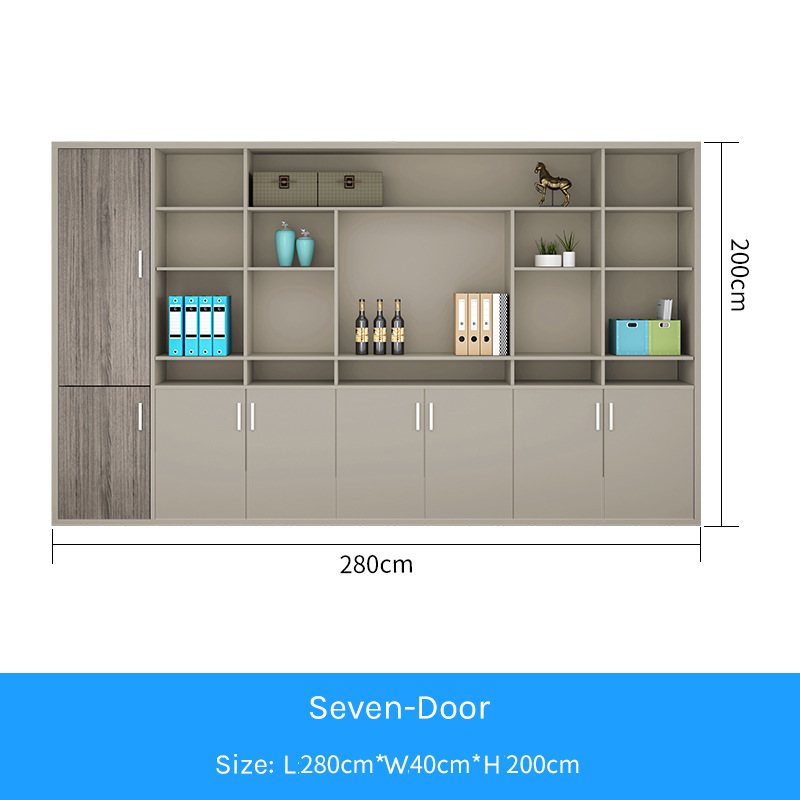 Premium Executive Bookcase – Large Bookshelf & Filing Unit for Professional Workspace EB-008