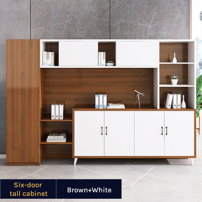 Modern Wooden Executive Bookcase for Office Document & File Storage EB-001