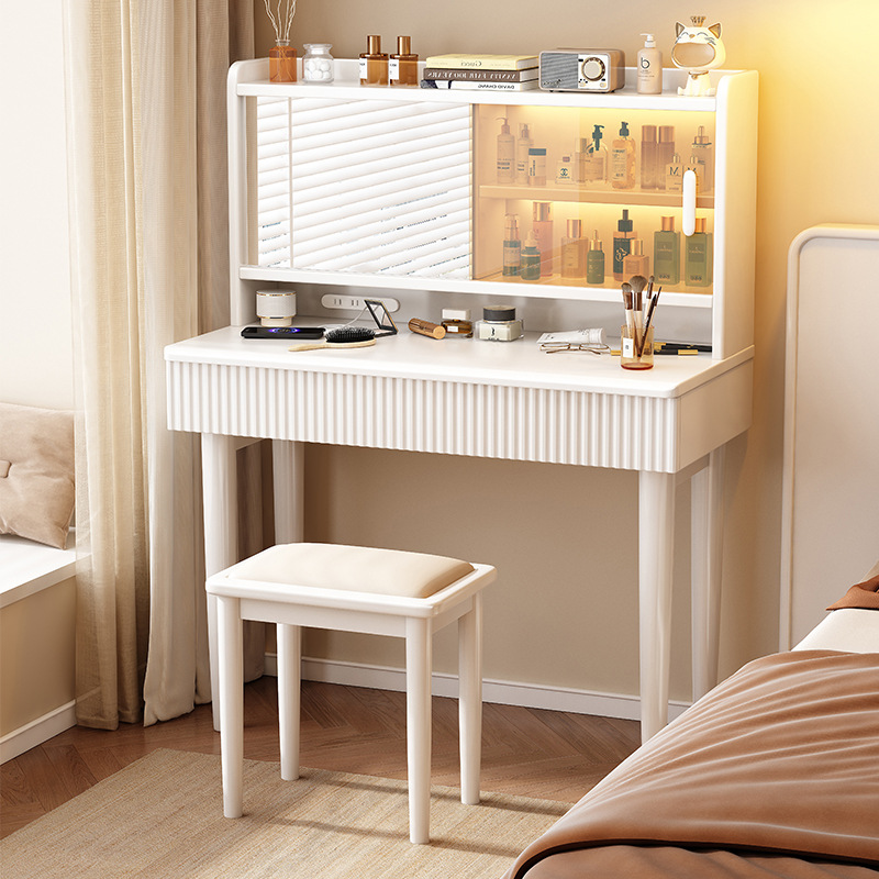 Retro Piano-Style Makeup Vanity Table DRT-009