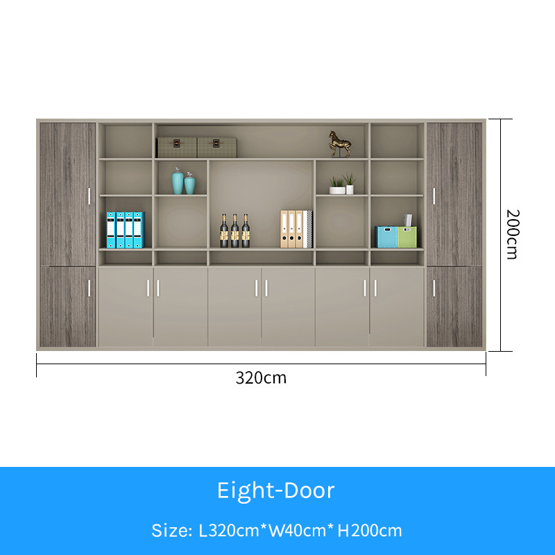 Premium Executive Bookcase – Large Bookshelf & Filing Unit for Professional Workspace EB-008