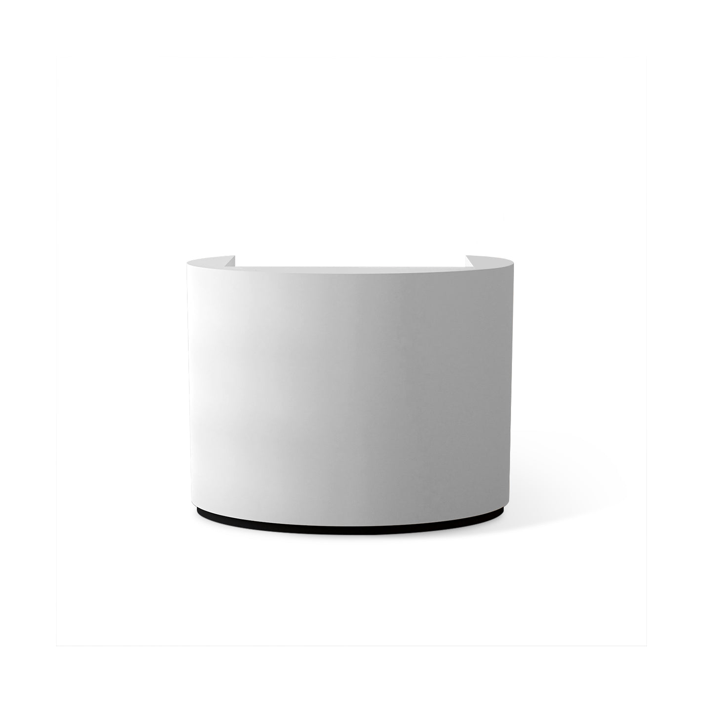 Small Oval Salon Counter Table With Drawer RD-137