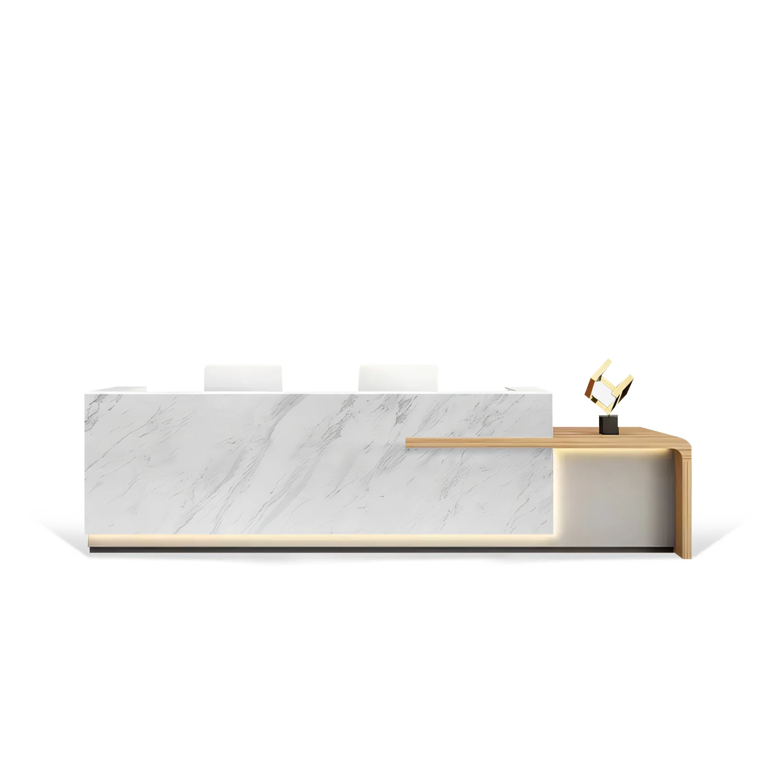 Lacquered Stylish Office Unique Salon Store Reception Desk RD-196