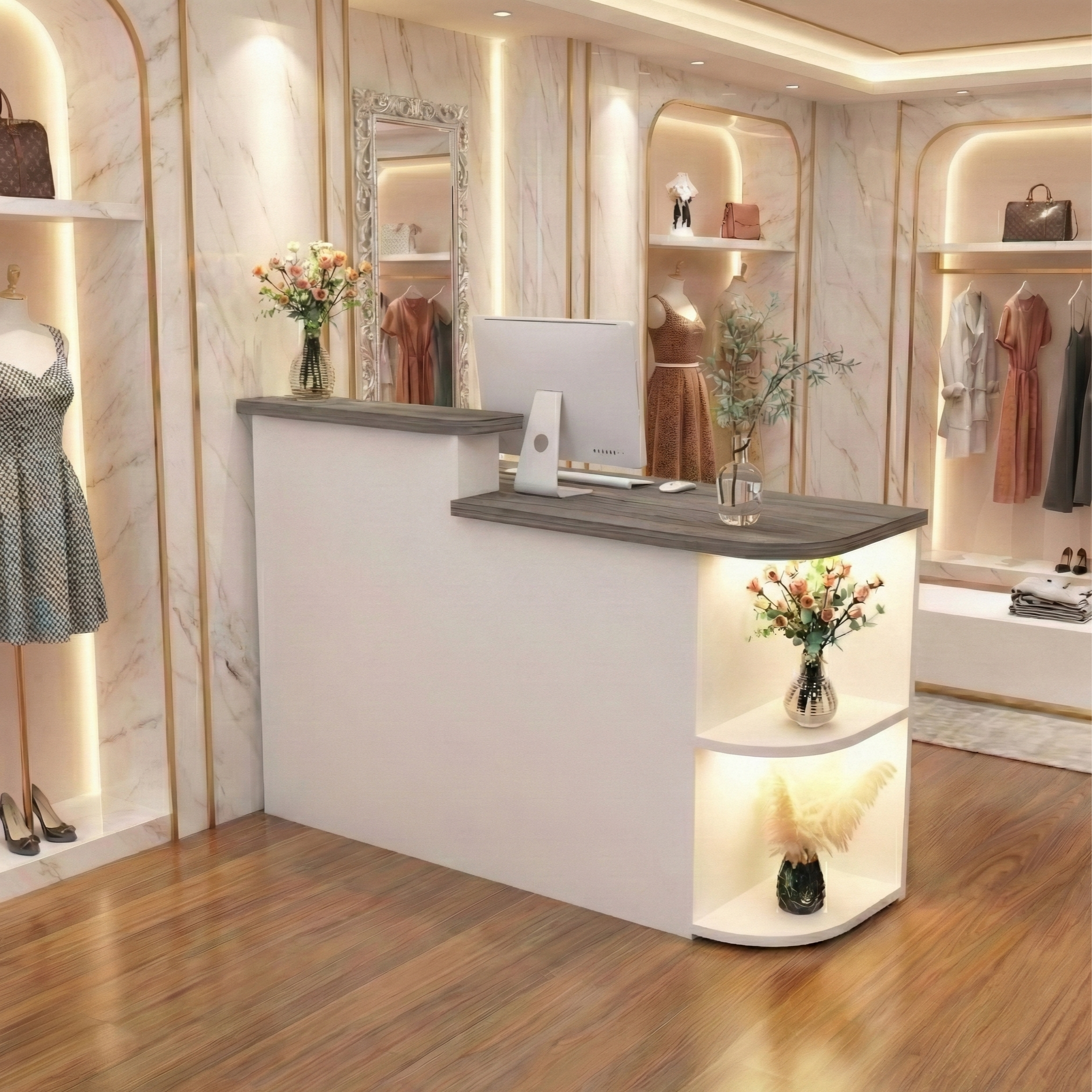 Simple Salon Office Shop Store Institution Reception Desk RD-201