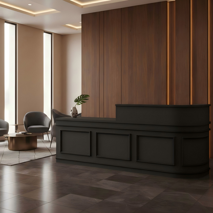 Modern Curved Panel Reception Desk RD-225