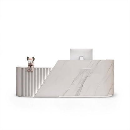 L-Shaped Beauty Salon Cashier Desk RD-114