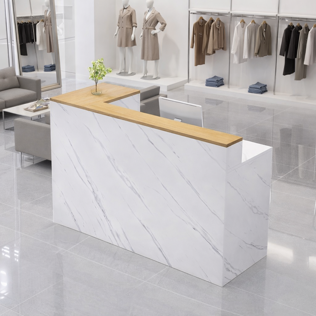 Light Luxury Simple Store Checkout Counter Reception Desk RD-150