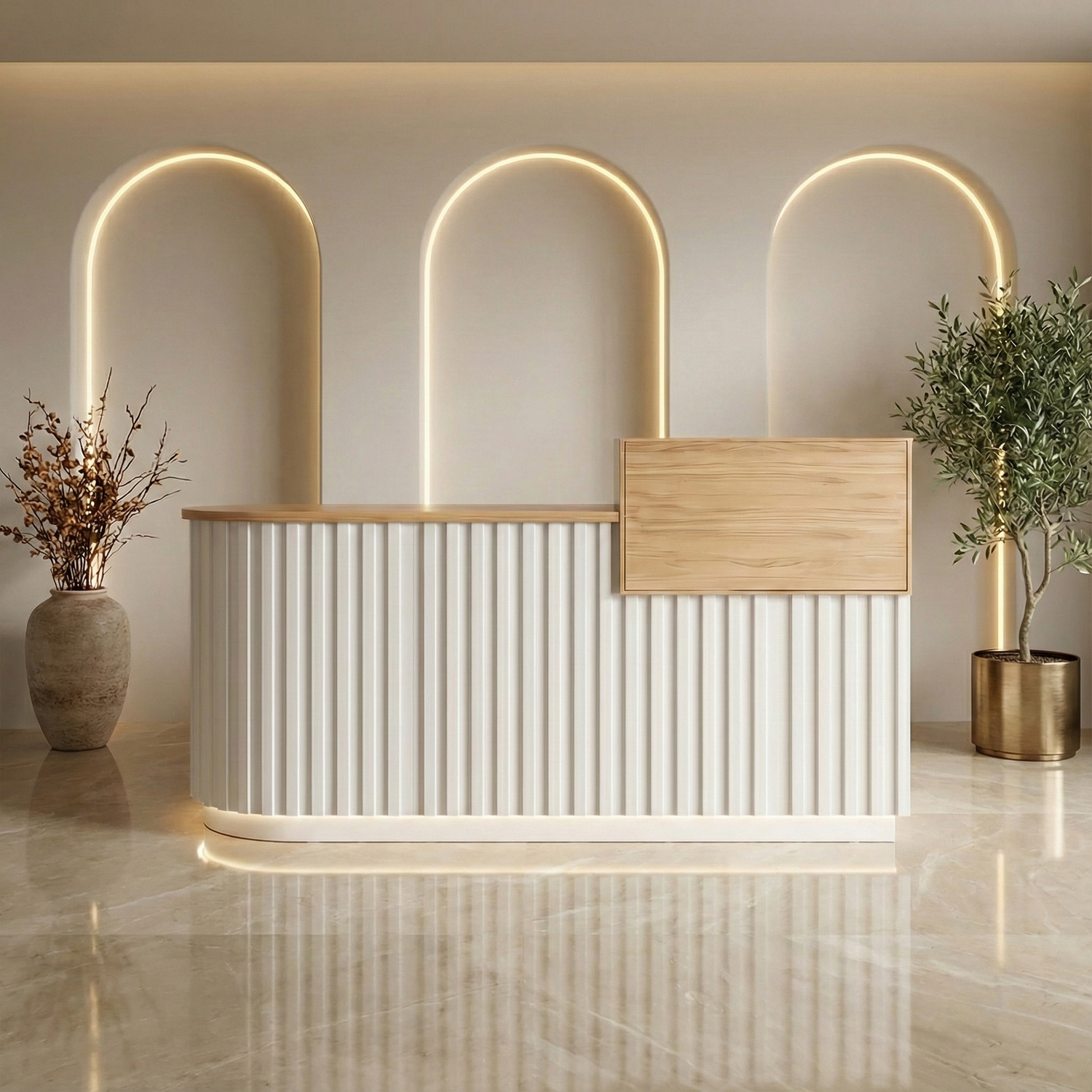 Modern Design Wooden Checkout Table RD-144