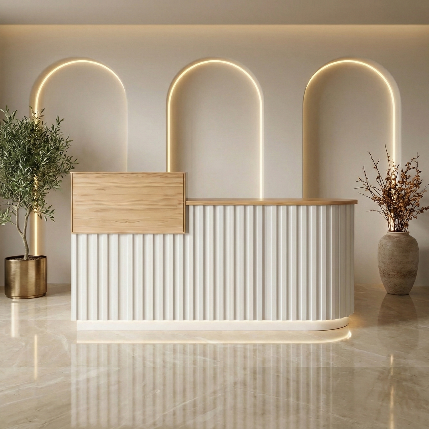 Modern Design Wooden Checkout Table RD-144