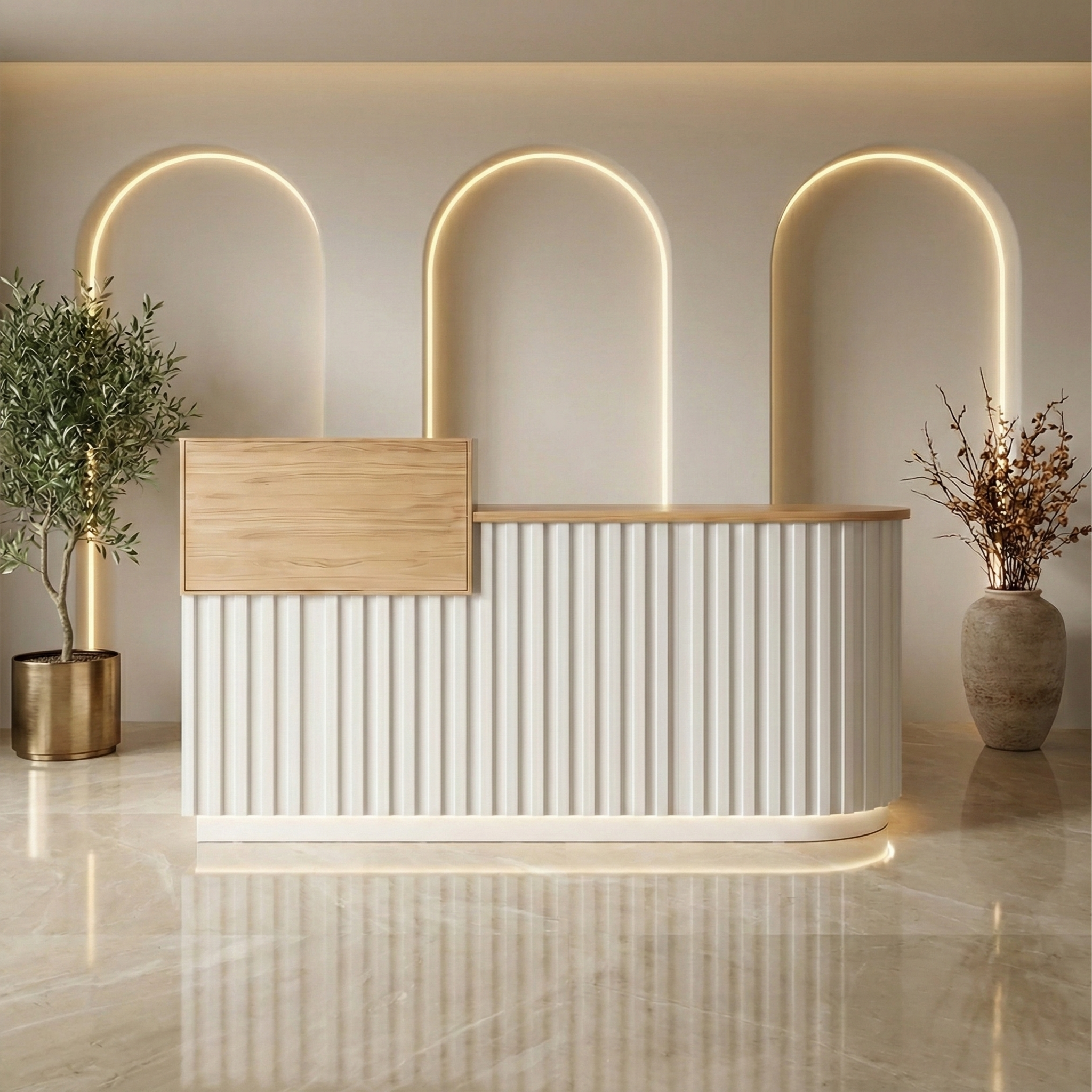 Modern Design Wooden Checkout Table RD-144