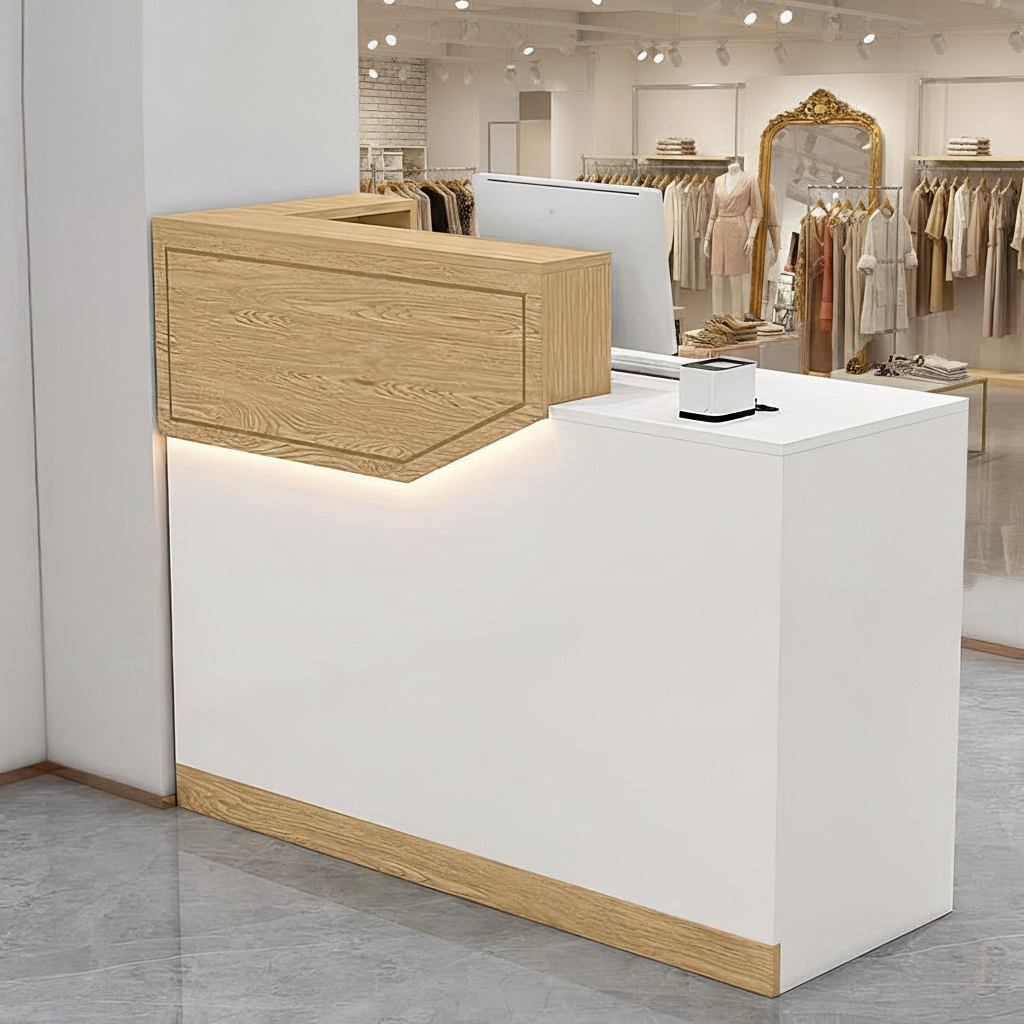 Simple Small Salon Store Restaurant Checkout Reception Desk RD-118