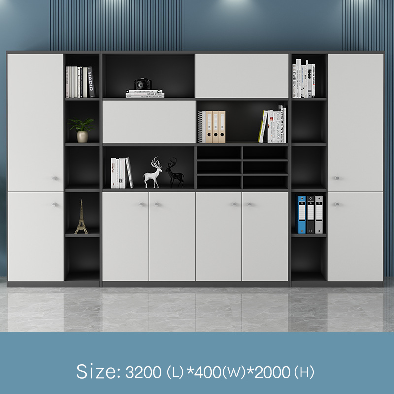 Executive Bookcase – Large Modern Office Cabinet EB-009