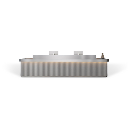 Modern Minimalist Reception Desk with LED Lighting RD-188