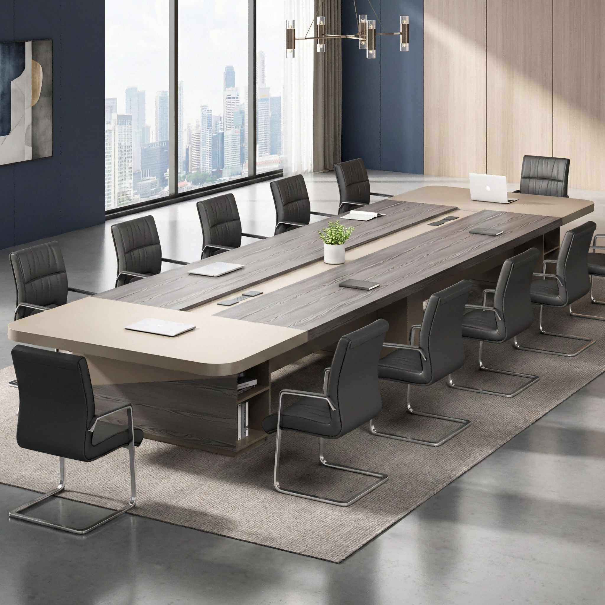 Luxury Office Desk Rectangular Conference Table MT-006