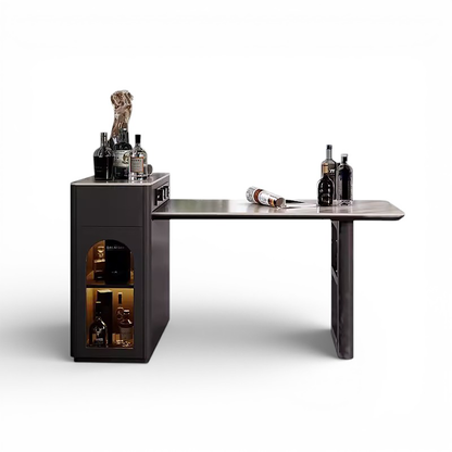 French-Style Extendable Stone Island Dining Table IT-106