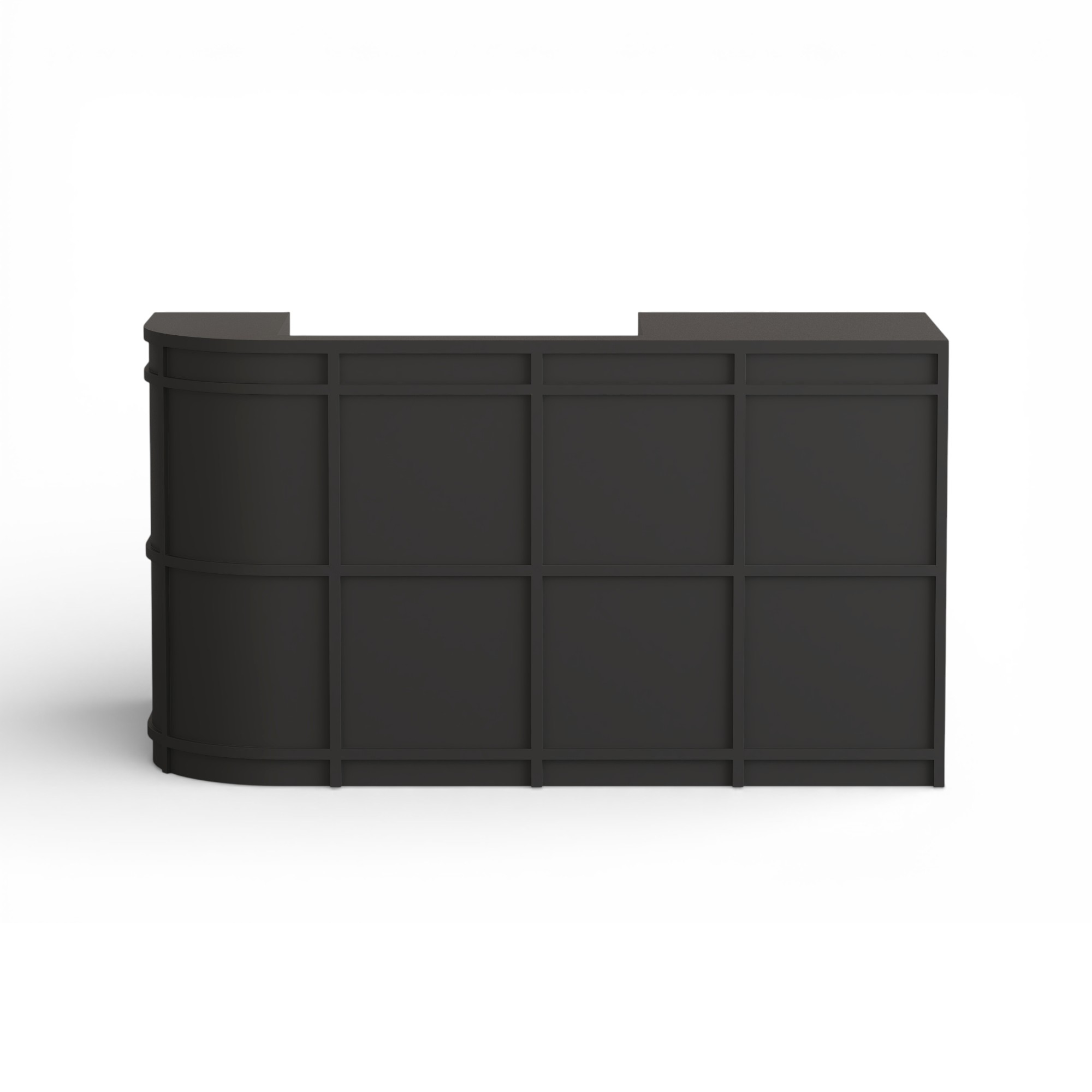 Modern Minimalist Curved Reception Desk for Boutiques &amp; Salons RD-220