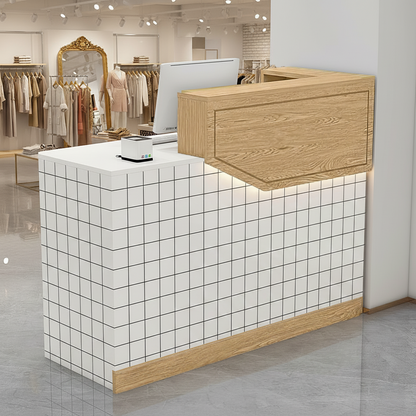 Simple Small Salon Store Restaurant Checkout Reception Desk RD-118