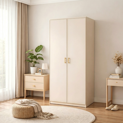 Flex Series - 0.8m Modular Wardrobe - Versatile White Closet with Optional Top Cabinets WD-024