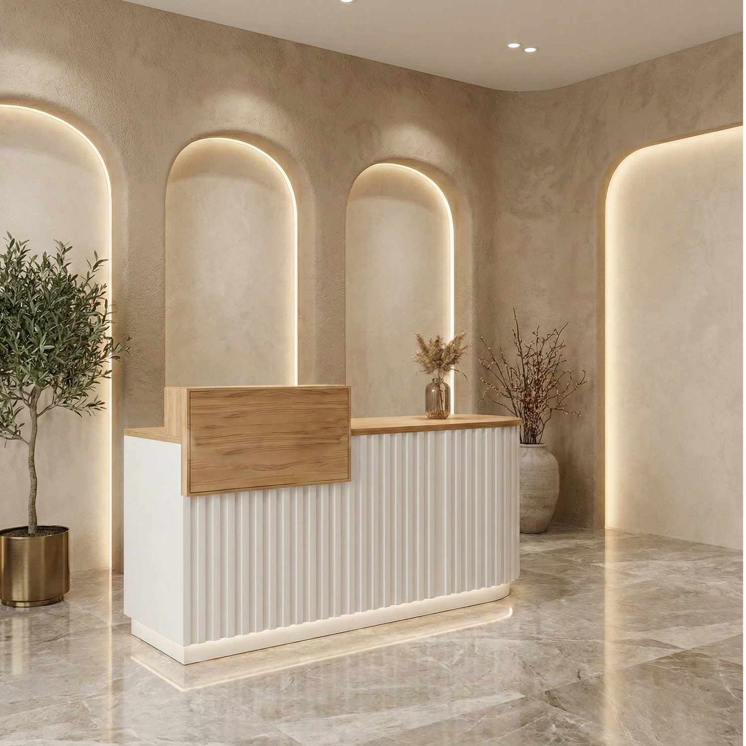 Modern Design Wooden Checkout Table RD-144