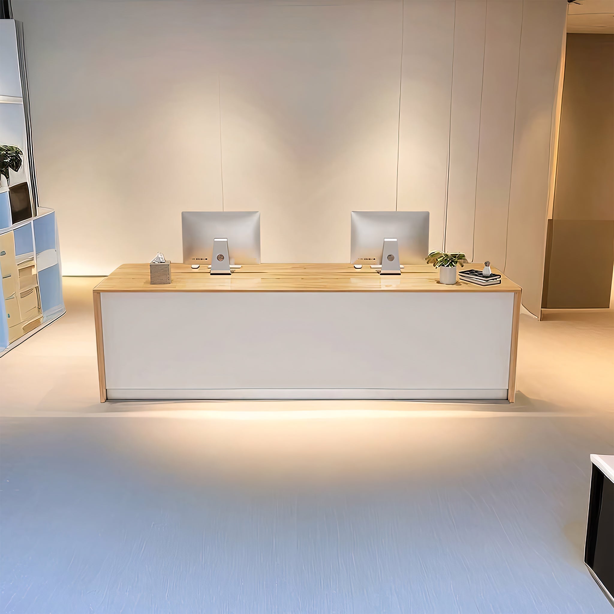 Minimalism Motel Hotel Shop Reception Front Desk RD-186