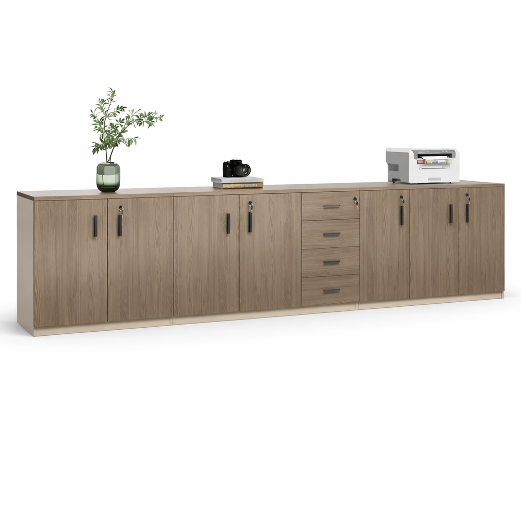 Compact Office Filing Cabinet – Low Drawer Organizer Unit FC-010