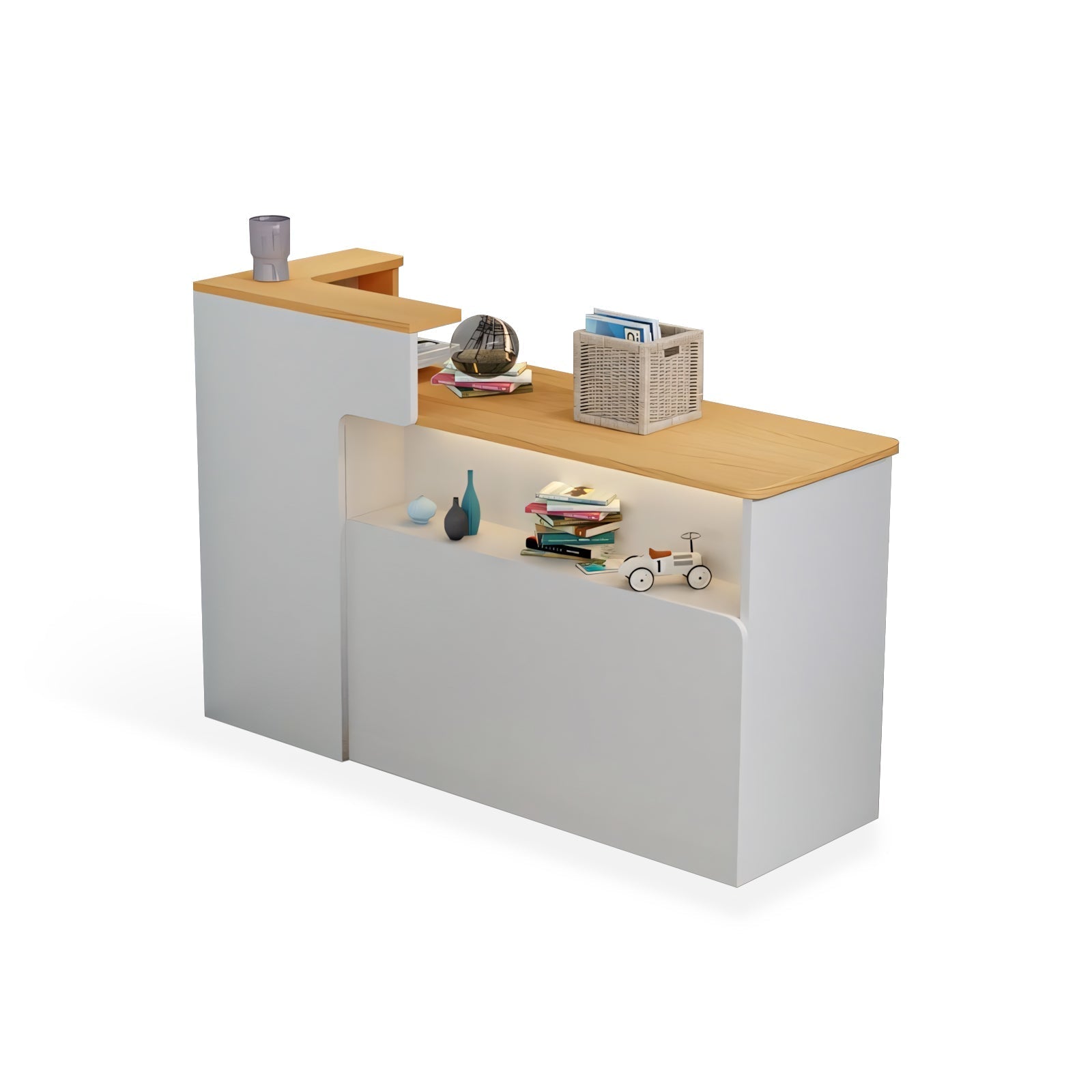 Modern Minimalist Small Corner Cashier Reception Counter RD-183