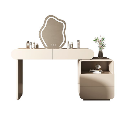 Wabi-Sabi Extendable Dressing Table with Storage DRT-104