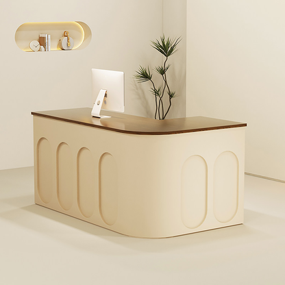 L-Shaped Corner Reception Desk for Multi-Purpose Commercial Spaces RD-211