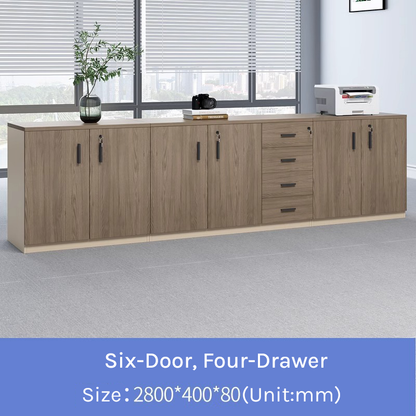 Compact Office Filing Cabinet – Low Drawer Organizer Unit FC-010