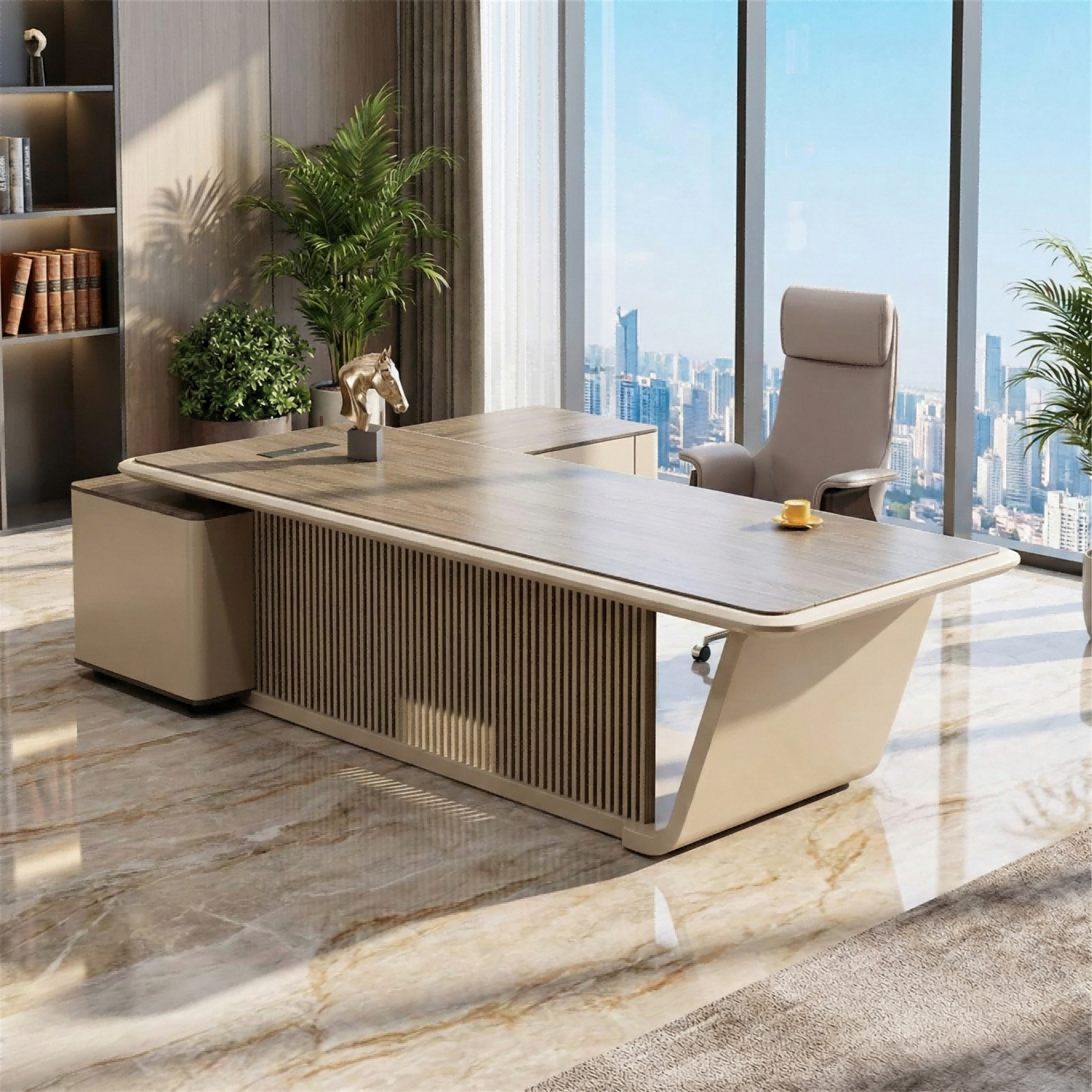 Modern Minimalist Executive Desk ED-015