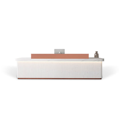 Modern Minimalist Reception Desk with LED Lighting RD-188