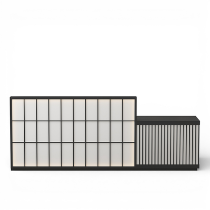 Minimalist Reception Desk with Square Panel Detailing RD-221
