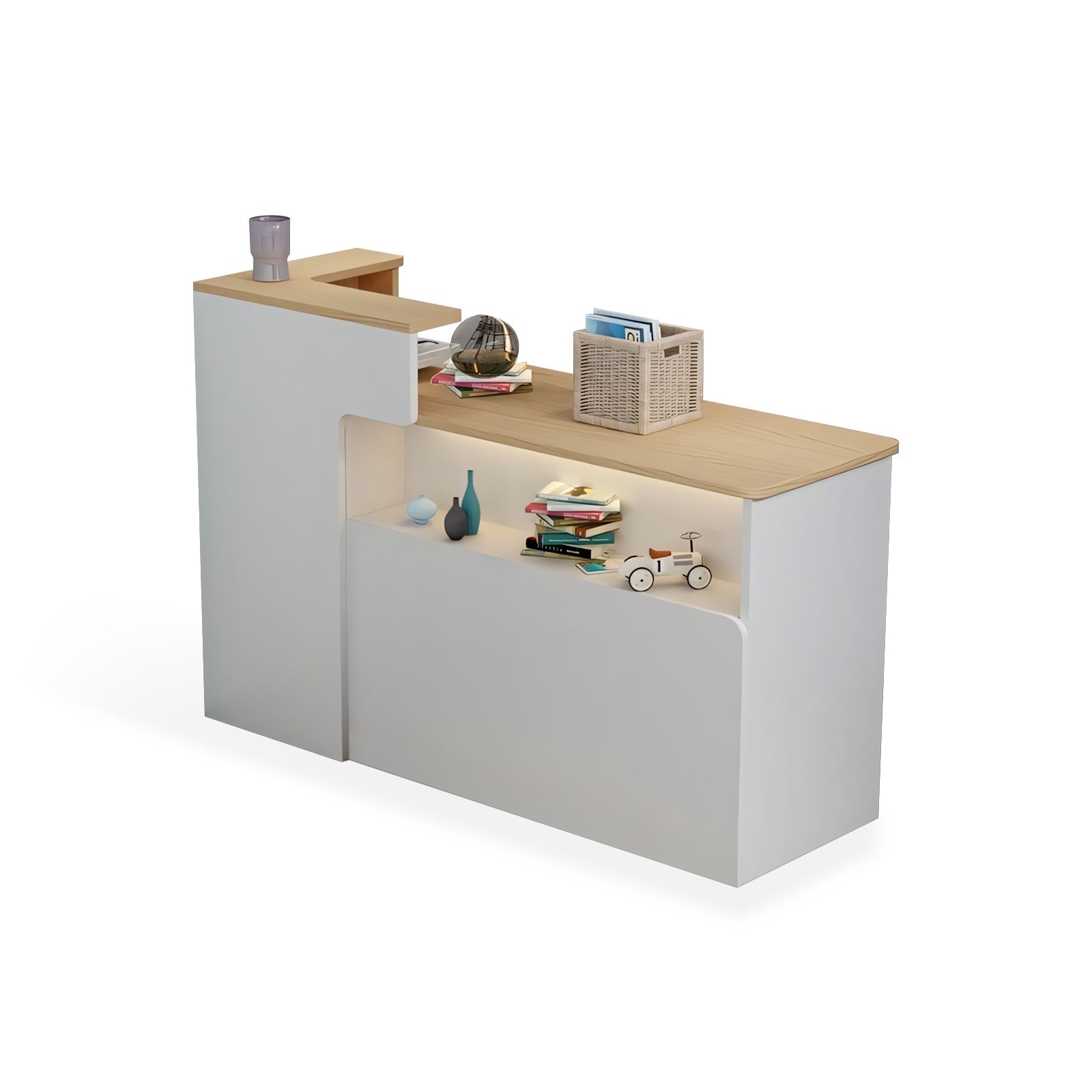 Modern Minimalist Small Corner Cashier Reception Counter RD-183