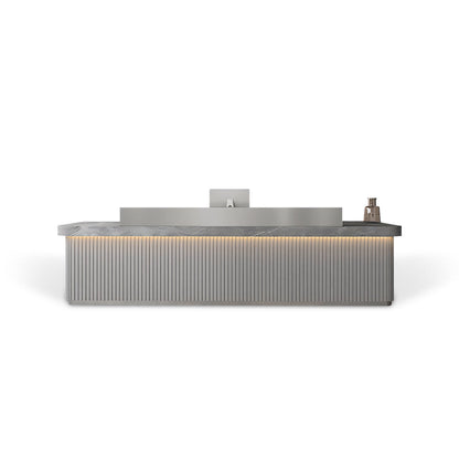 Modern Minimalist Reception Desk with LED Lighting RD-188
