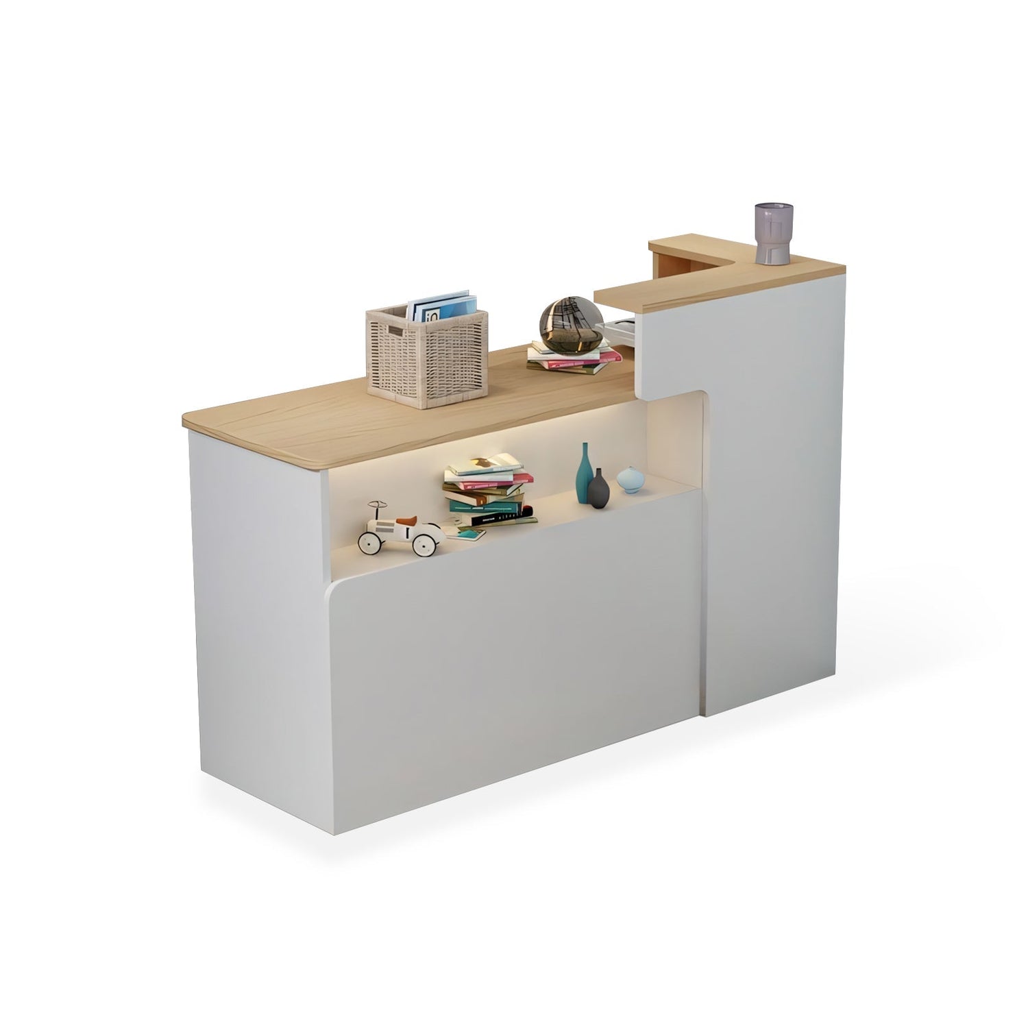 Modern Minimalist Small Corner Cashier Reception Counter RD-183