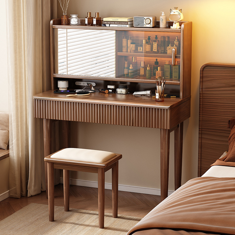 Retro Piano-Style Makeup Vanity Table DRT-009